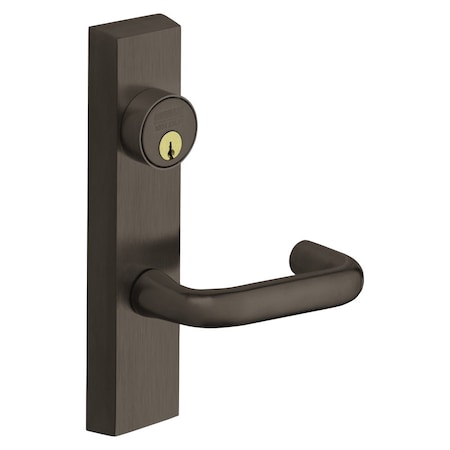 Sargent Grade 1 Exit Device Trim, Classroom Function, Key Outside Unlocks/Locks Trim, For Rim 8800 and NB8 713-8 ETJ RHRB 10B
